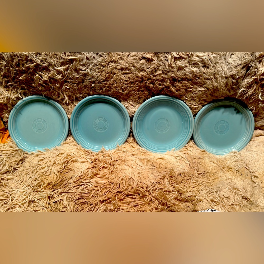 Feistaware 7” Sky Blue Chop dinner Plate